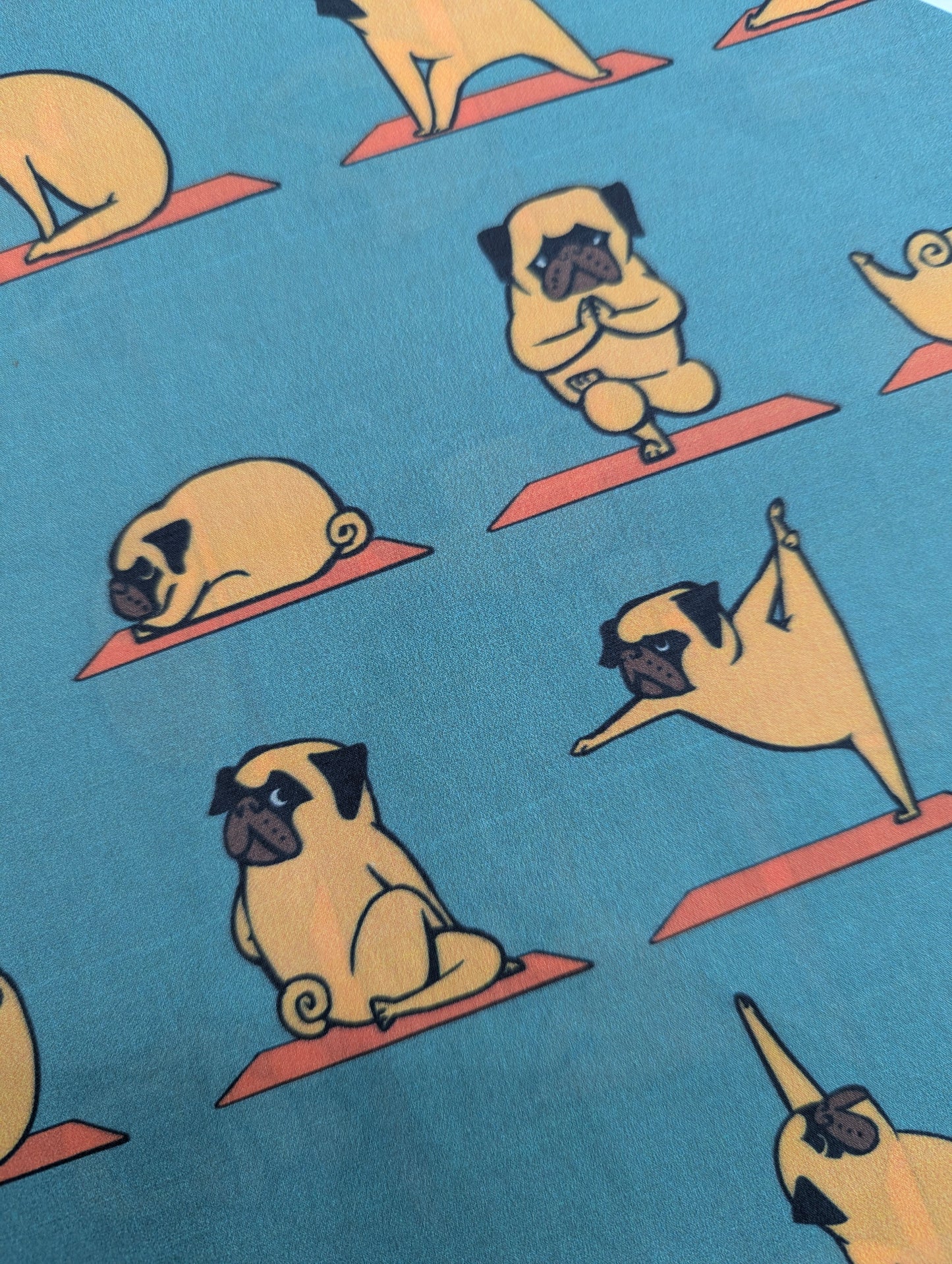 Pug Yoga Bandana