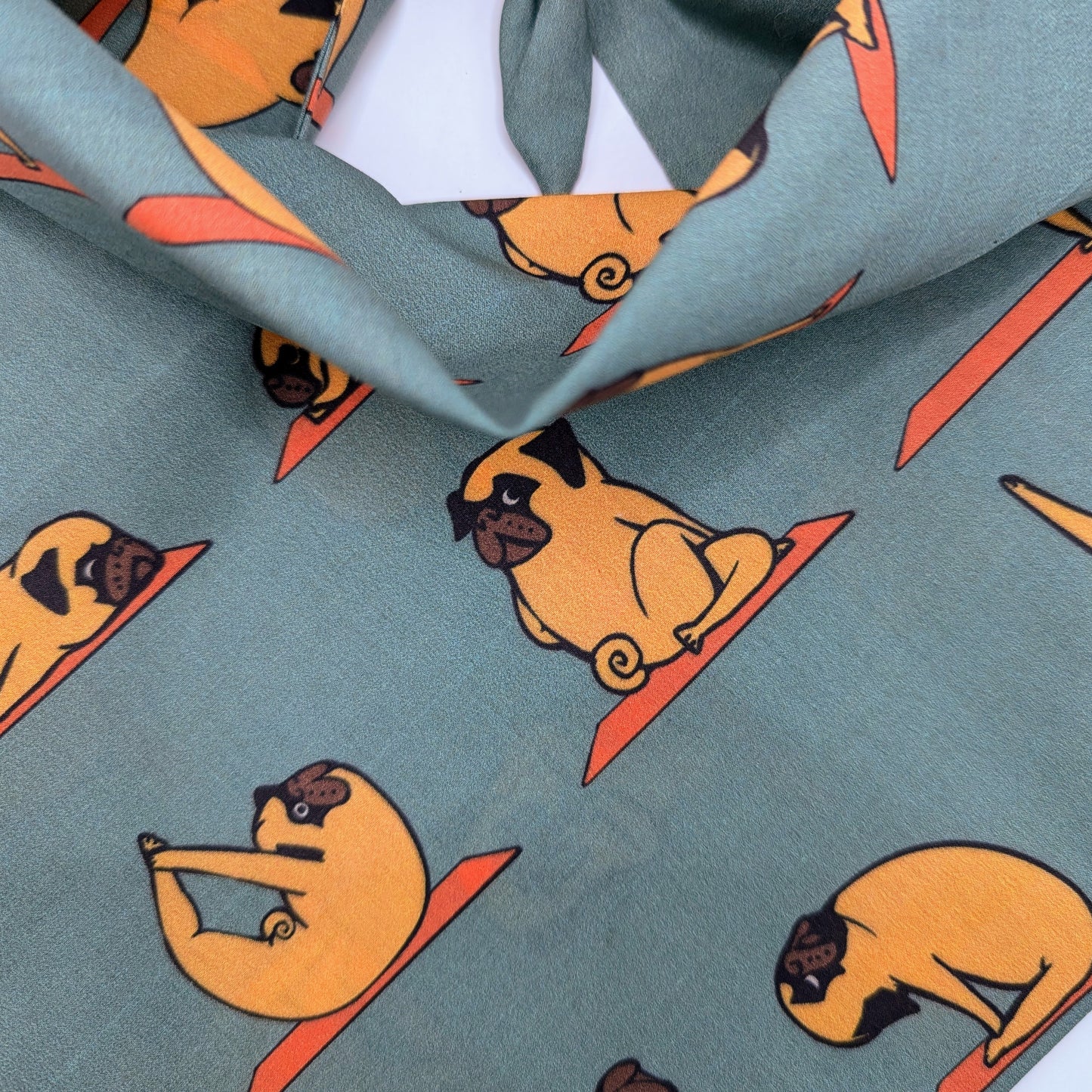 Pug Yoga Bandana