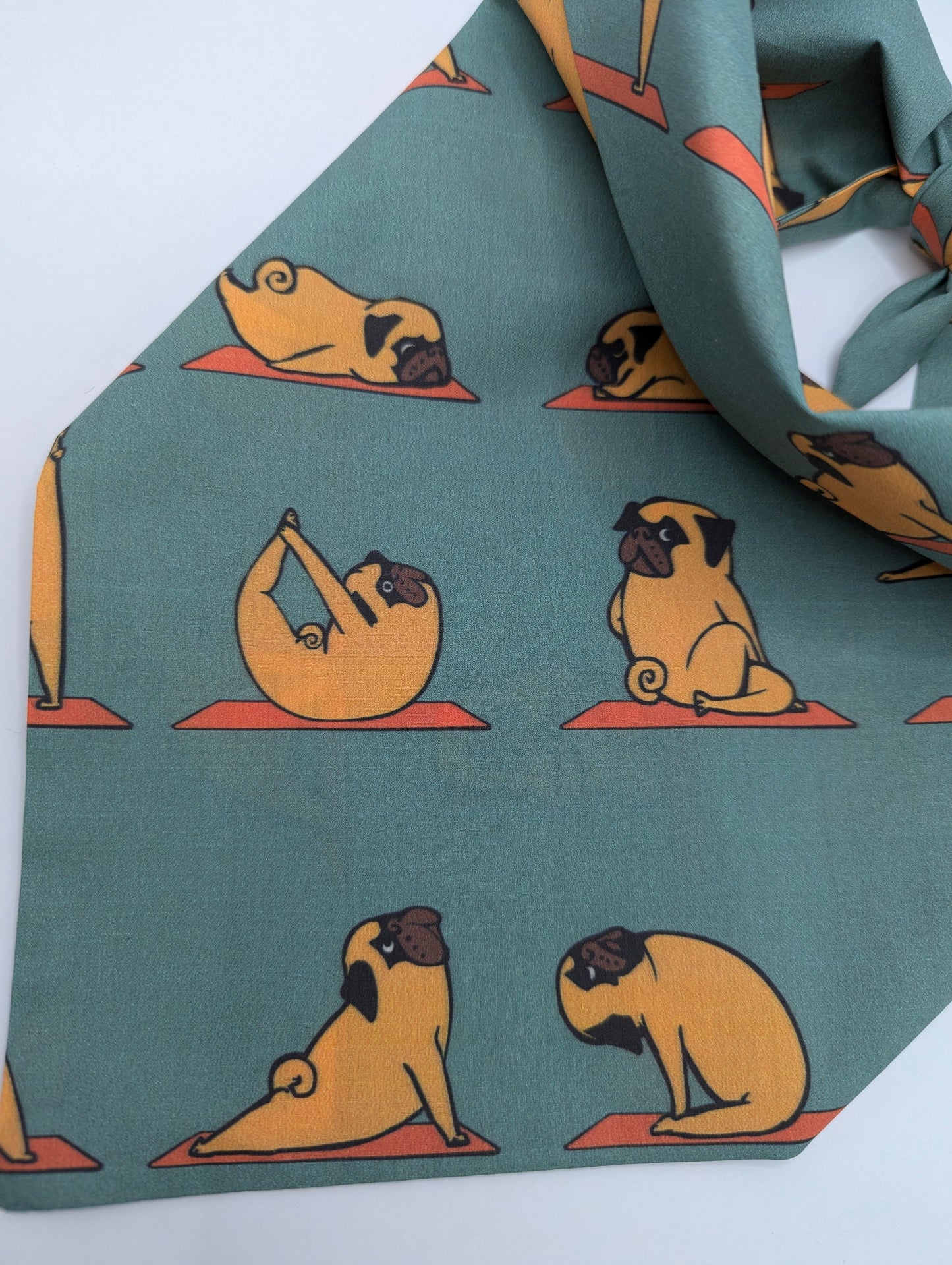 Pug Yoga Bandana