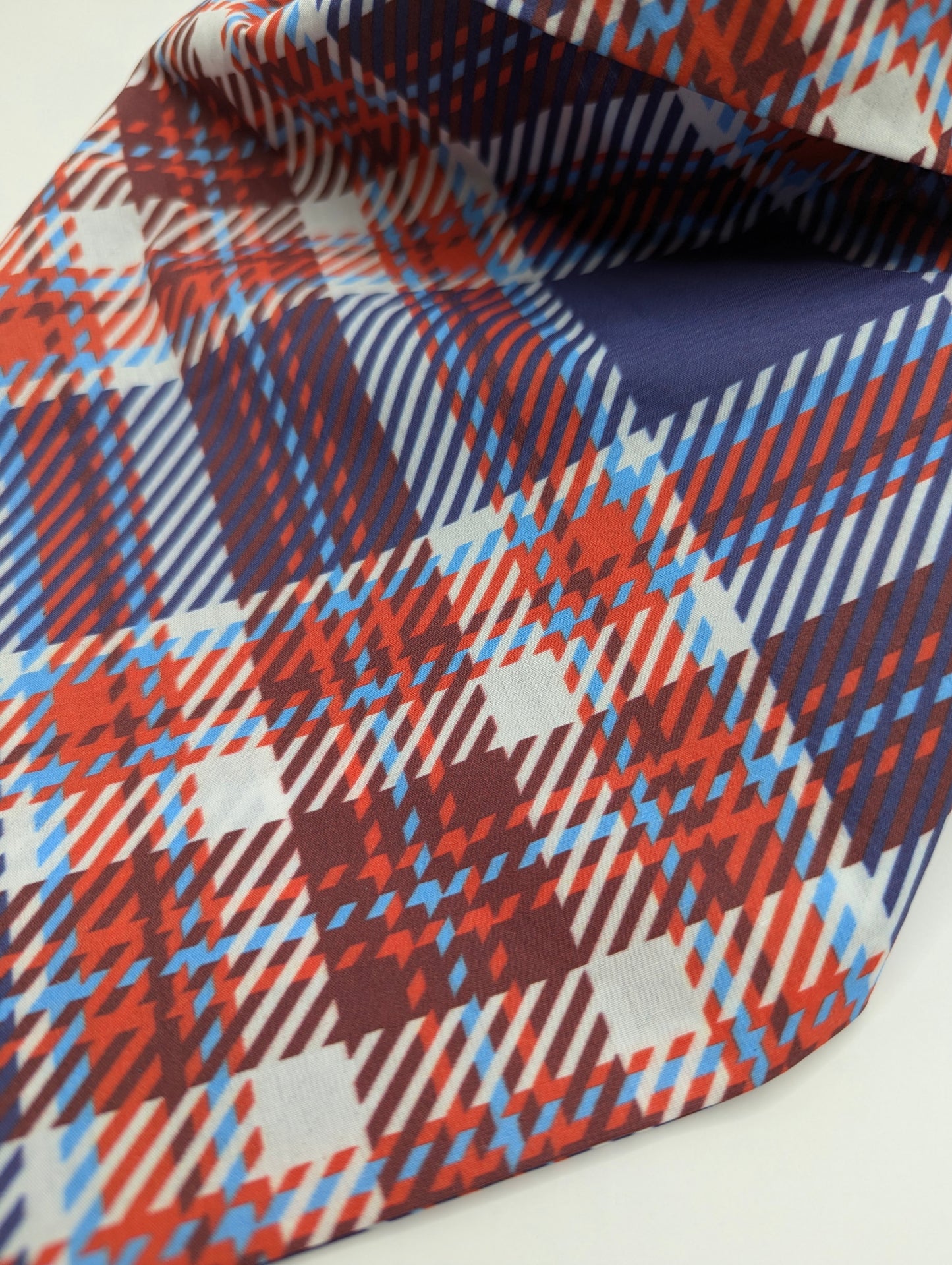 Red white and Blue Tartan