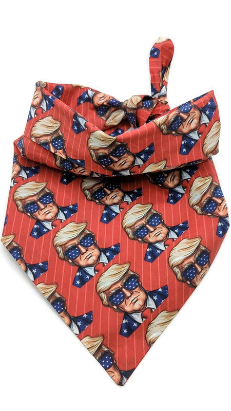 2 Bandana Bundle Pack - Trump and American Flag