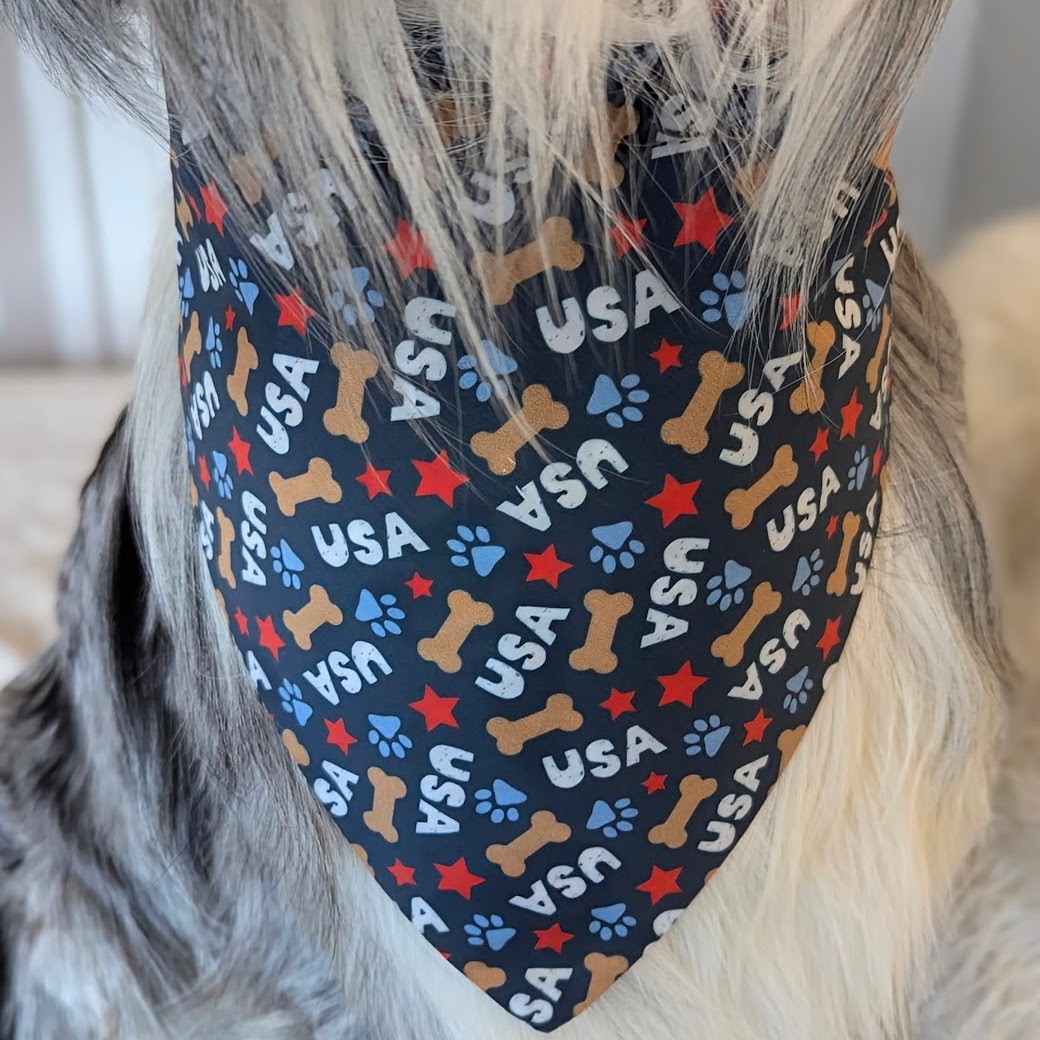 USA Pup - Patriotic Dog Dog Bandana