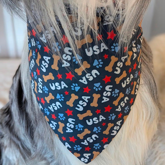 USA Pup - Patriotic Dog Dog Bandana