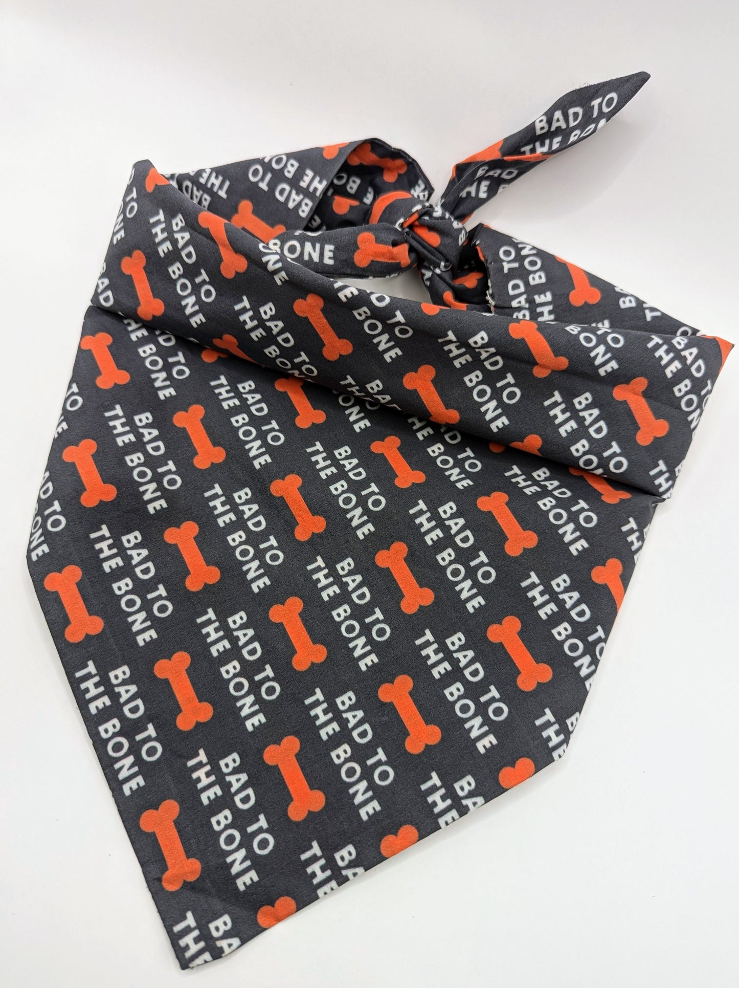 Bad to the Bone Dog Bandana