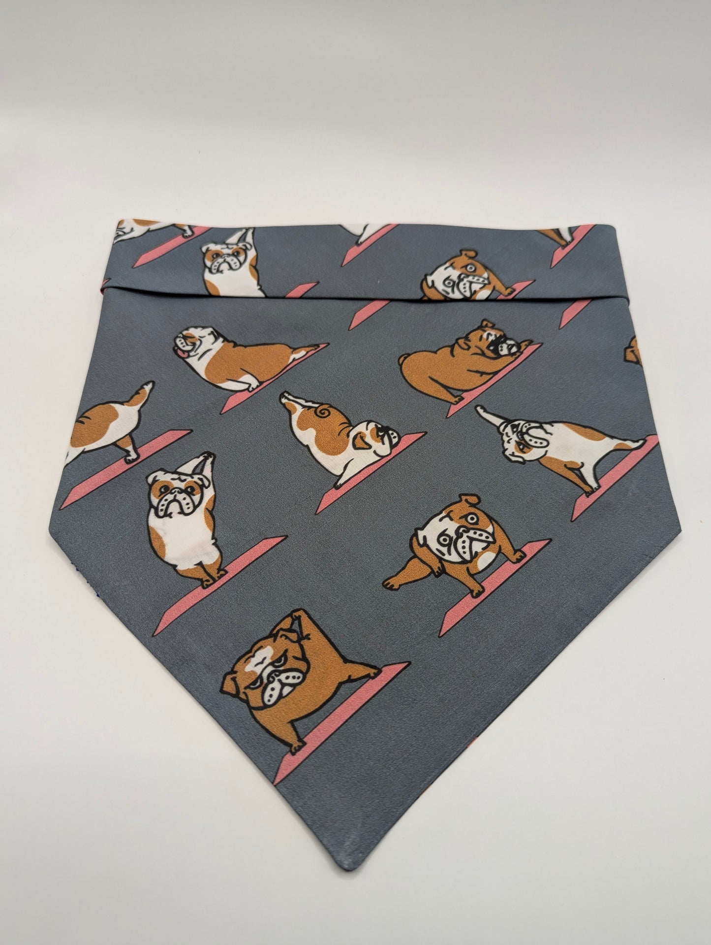 English Bulldog Yoga Dog Bandana