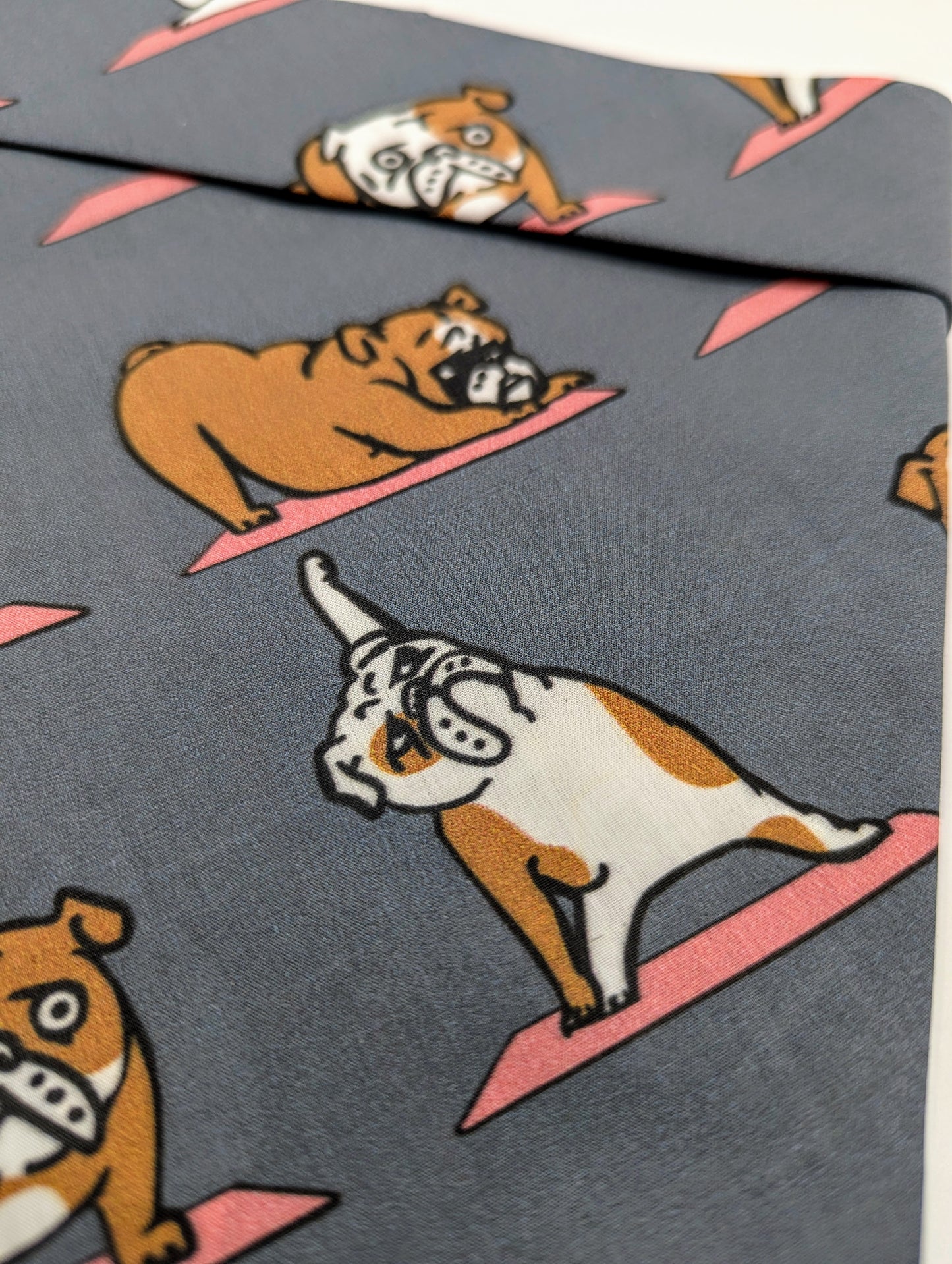 English Bulldog Yoga Dog Bandana