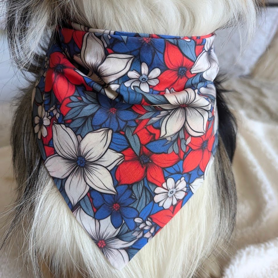 Floral Dog Bandana