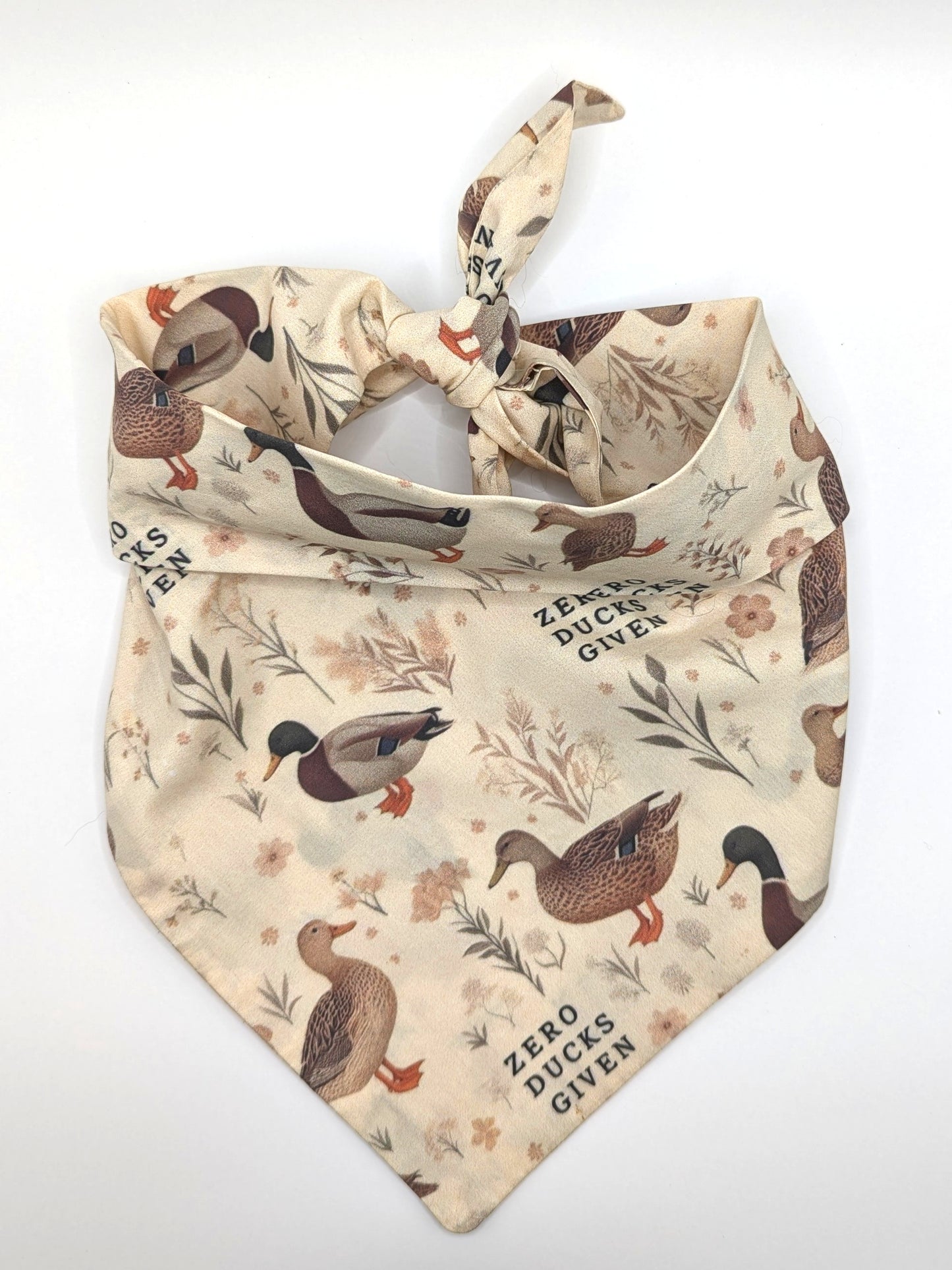 Zero Ducks Given Dog Bandana